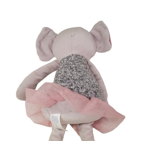 Elephant Ballerina Pink Sparkle Plush 20 Inch Elephant Ballerina Plush Toy Stuff - Picture 8 of 12